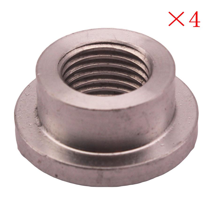 4× 3/8" Npt Female Aluminum Weld On Flange Fitting Bung