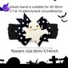 30/50pcs Halloween Pet Necktie with Elastic Band Bow Tie Collar for Small Middle Large Dogs Bow Ties Pet Grooming Accessories