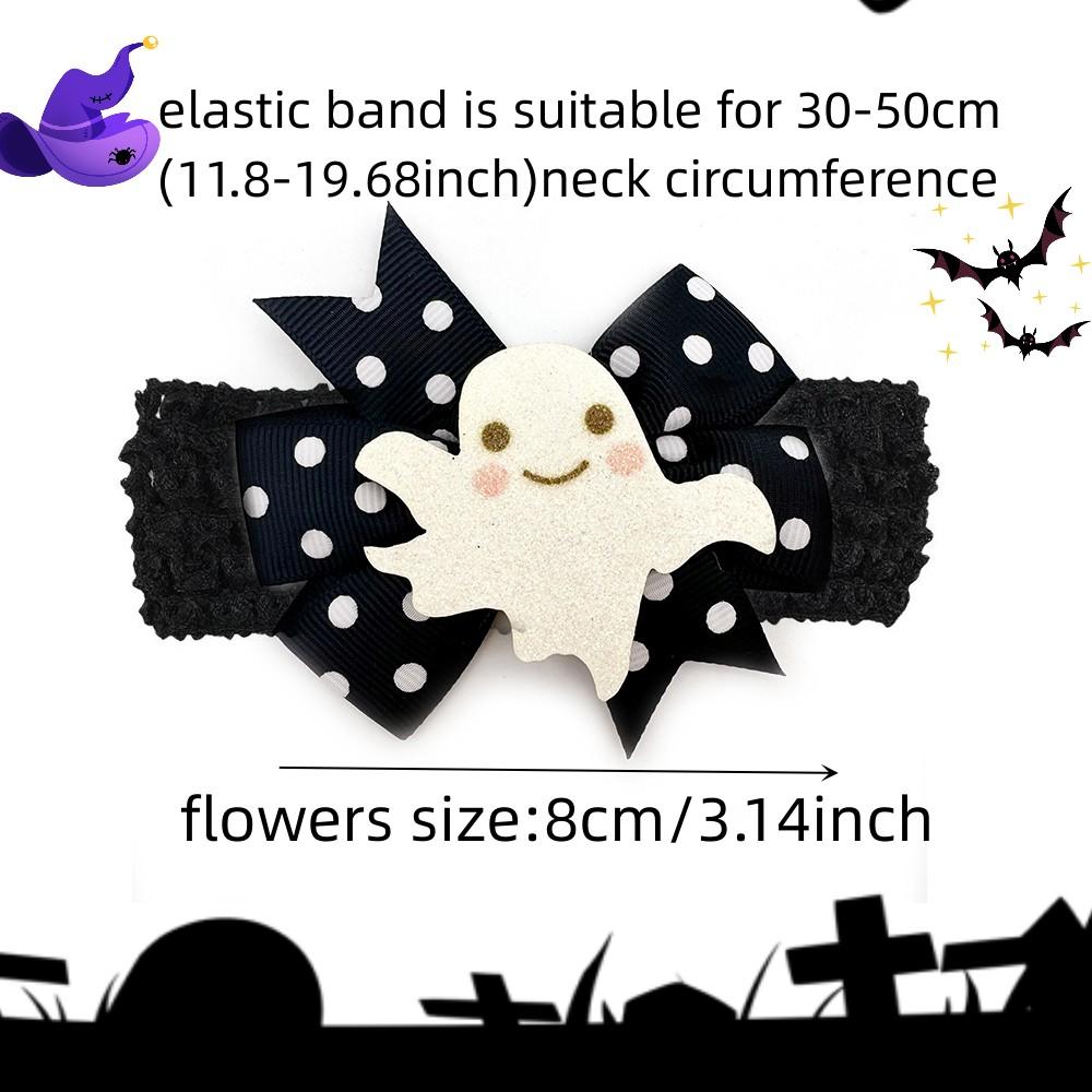 30/50pcs Halloween Pet Necktie with Elastic Band Bow Tie Collar for Small Middle Large Dogs Bow Ties Pet Grooming Accessories