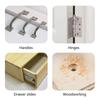 Self-Centering Hinge Twist Drill Bits HSS Different Sizes Window Doors Screw Hole Saw Woodworking Reaming Cabinet Tool