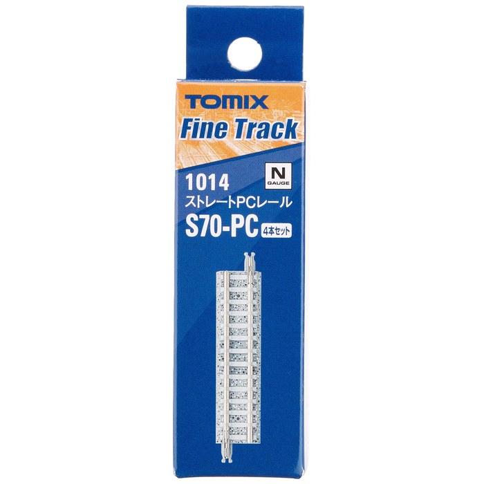 TOMIX N Gauge Straight PC Rail S70-PC F Set of 4 1014 Model Railroad Supplies 10.8 x 3 x 2.21 cm