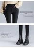 Women's Plus Size Velvet Lined Warm Leggings - Slim Fit Autumn/Winter Cotton Pants