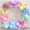 Buntes Macaron Luftballons Girlande Bogen Kit Hochzeit Geburtstagsfeier Deko Kindergeburtstag Hochzeitszubehör Latexballon Babyparty