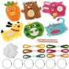 6PCS Sewing Kit for Kids Cute Animal Sewing Craft Set for Beginners DIY Crafting Felt Sewing Kit for Boys Girls Christmas Gifts