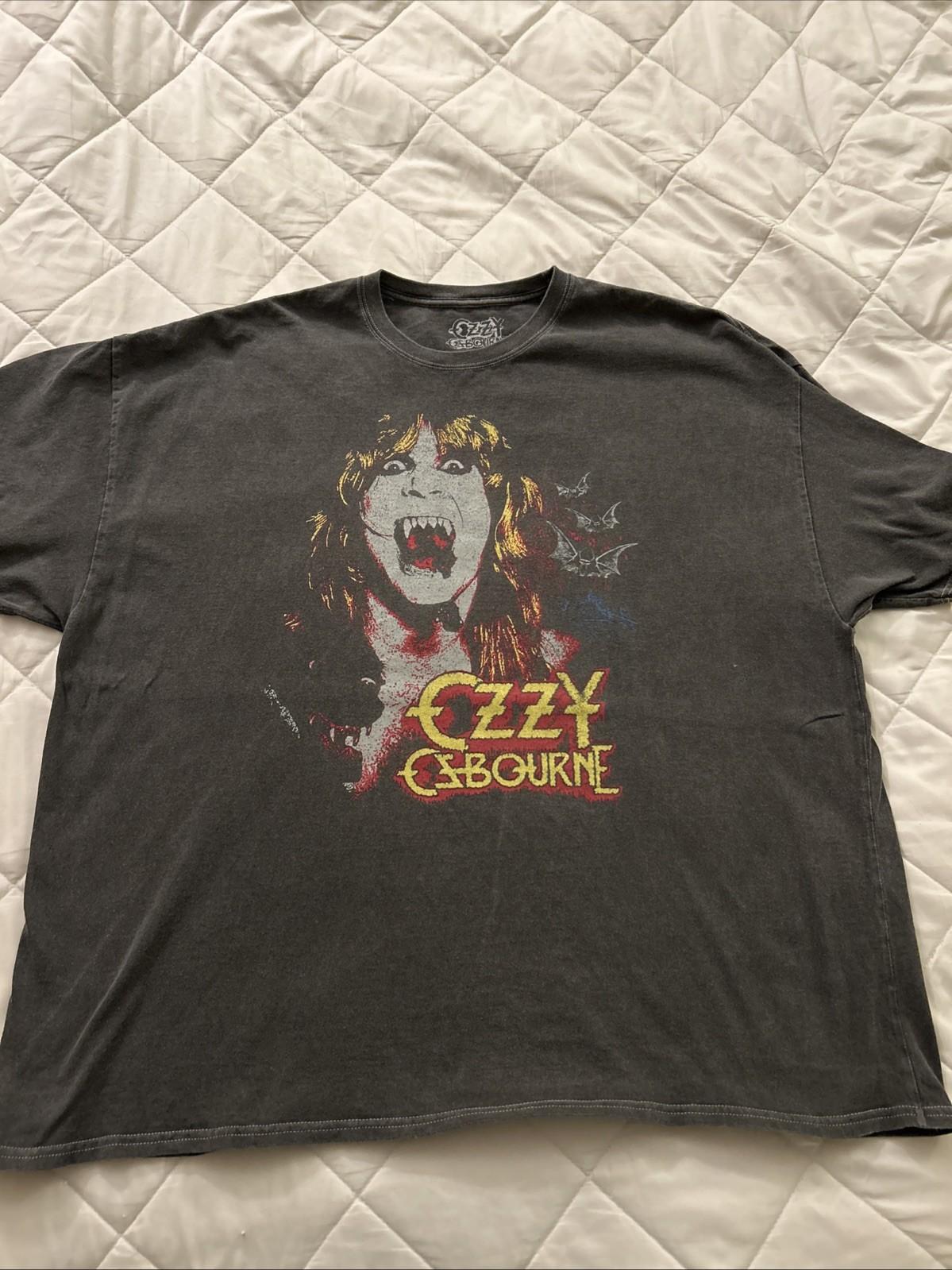 Men Ozzy Osbourne Size XXXL T-Shirt Official Rock Band Metal Classic Rock S