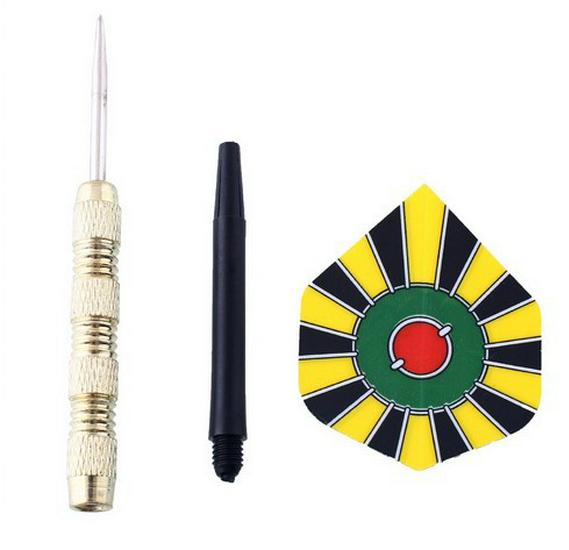 In Stock: 18-Piece Iron-Plated Copper Darts Needles Set, Total Length 152mm