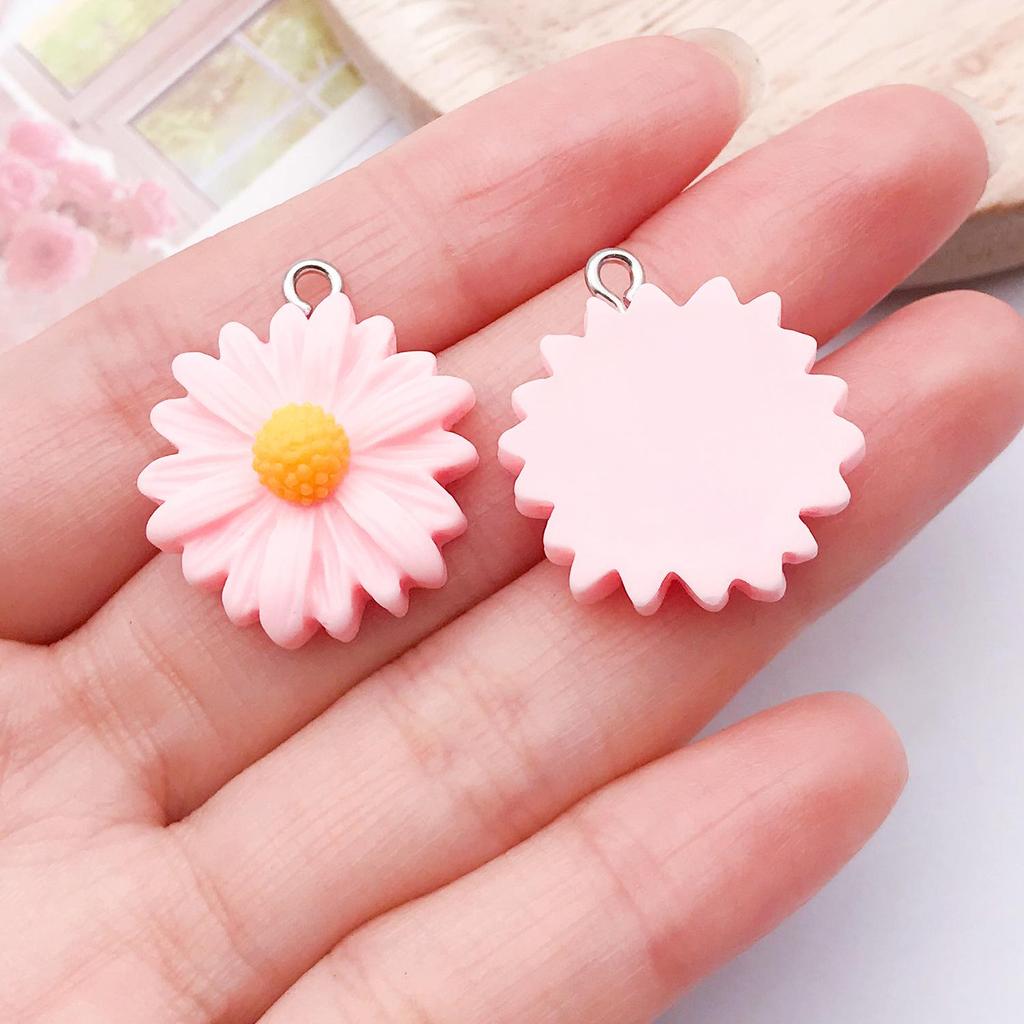 DIY Resin Pink Bear Lollipop Ornaments: Necklace, Earrings, Key Pendant Accessories