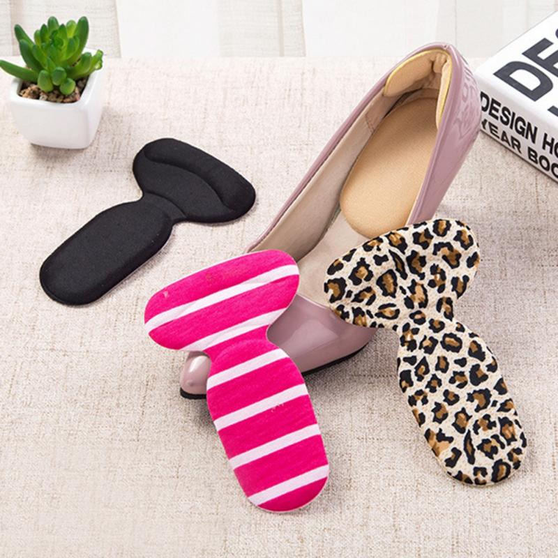 Buy 1 Pair Back Adhesive Shoe Insole Insert T Type Anti-slip Soft Heel ...