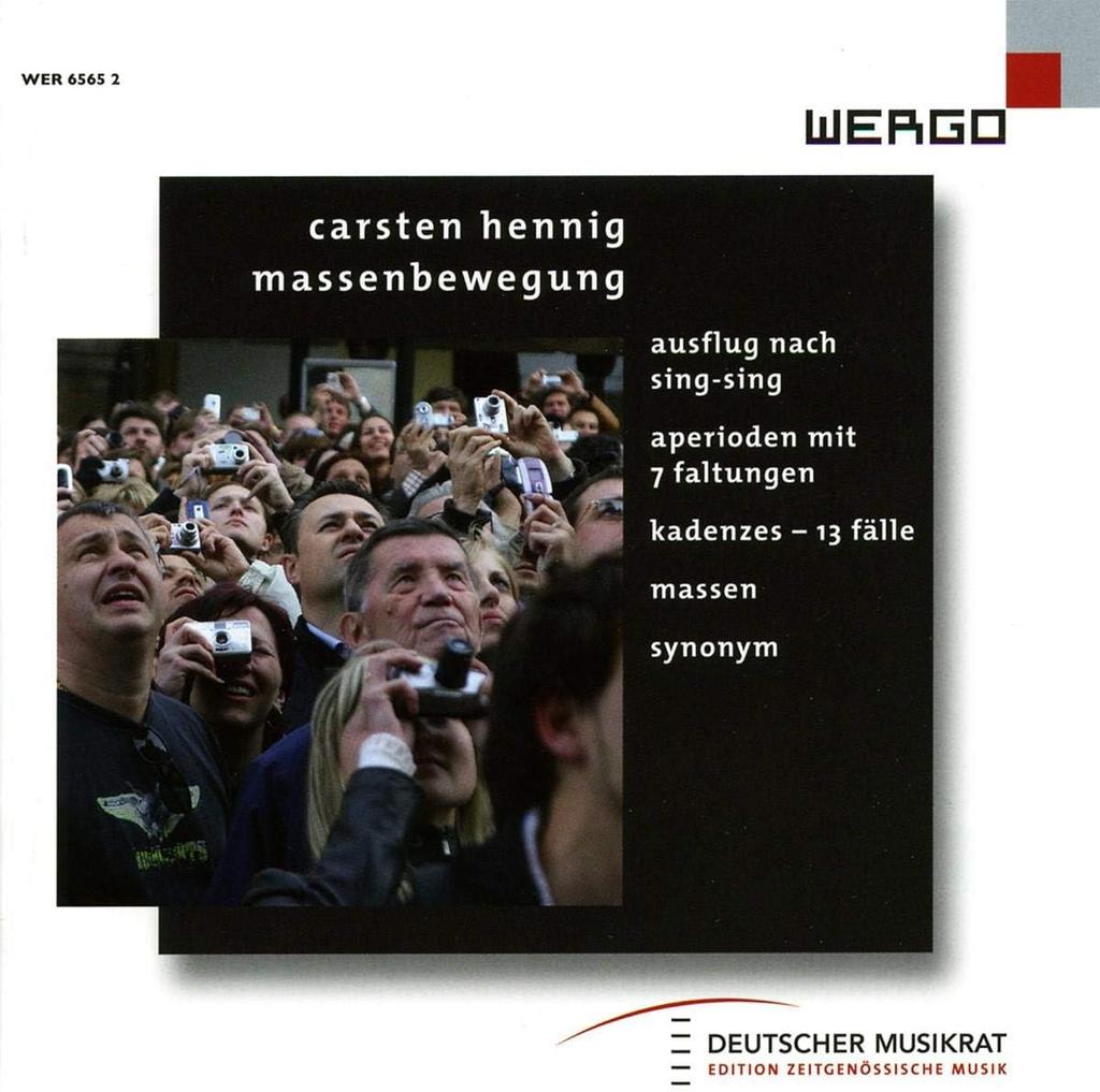 CD VARIOUS ARTISTS; HENNING - Hennig:Massenbewegung  WER65652 Non Japan Music Others Used