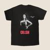 Retro Charli XCX CRASH ALBUM Schweres Baumwoll-T-Shirt Schwarz UR462