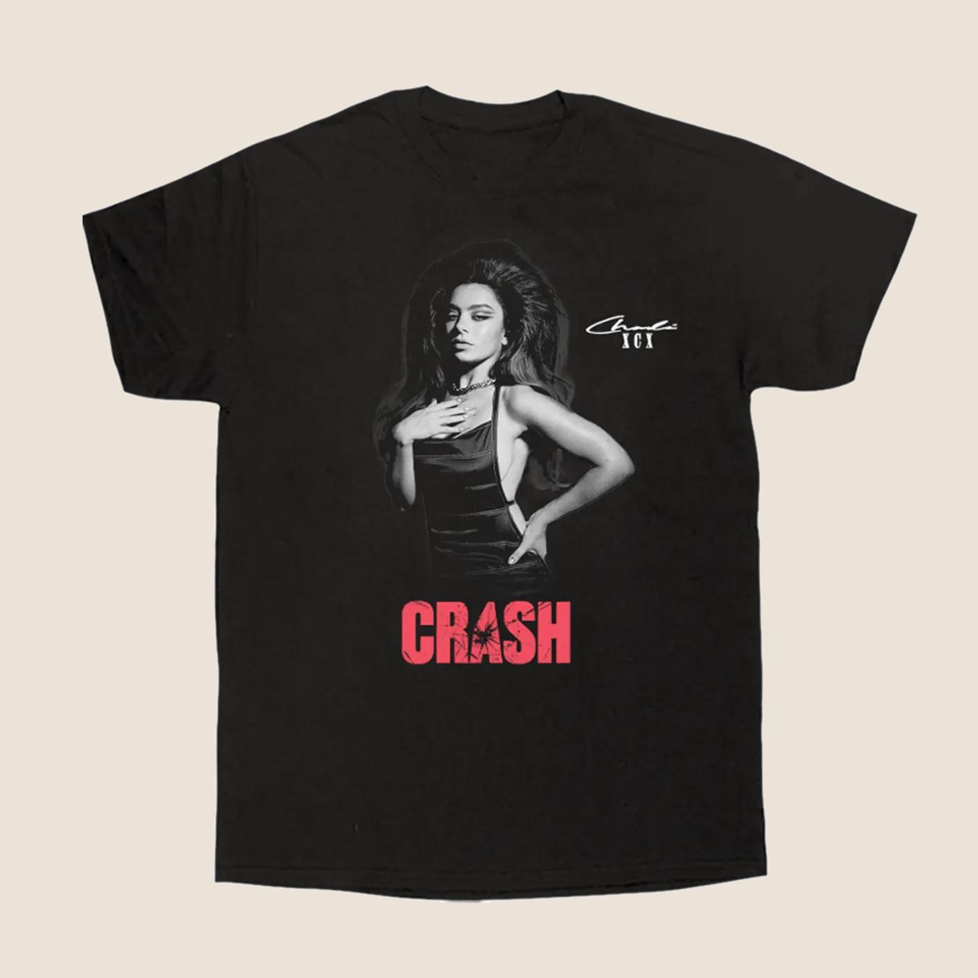 Retro Charli XCX CRASH ALBUM Heavy Cotton Black T Shirt UR462 L