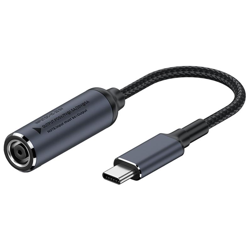 

DC 7.9x0.9mm to Type-C Male Laptop Charging Cable 100W Charging Adapter Cord Replacement As Shown A