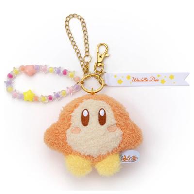 Kirby of the Stars Fluffy Plush Strap Waddle Dee Plush Toy Width Approx. 12cm