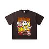 260 GSM Double Yarn 32 Count 100% Cotton Dandadan V31 Turbo Granny Print Unisex Heavy Cotton T Shirt