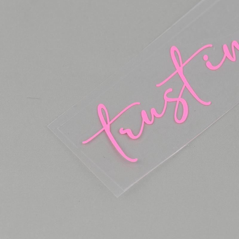 Trust In God Heart Car Rear View Mirror Sticker Decal Faith Bible Verse Christian Church Auto Vehicle Bumper Decor