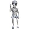 Outdoor Space Alien Ornaments Garden Resin Statue Figurine Home Decoration Gift Garden Yard Decoration Outdoor Miniatures