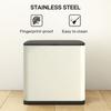 8L Hanging Kitchen Bin, Rubbish bin with Lid and Removable Inner Bucket for Kitchen Cabinet Door, Under Sink, Office