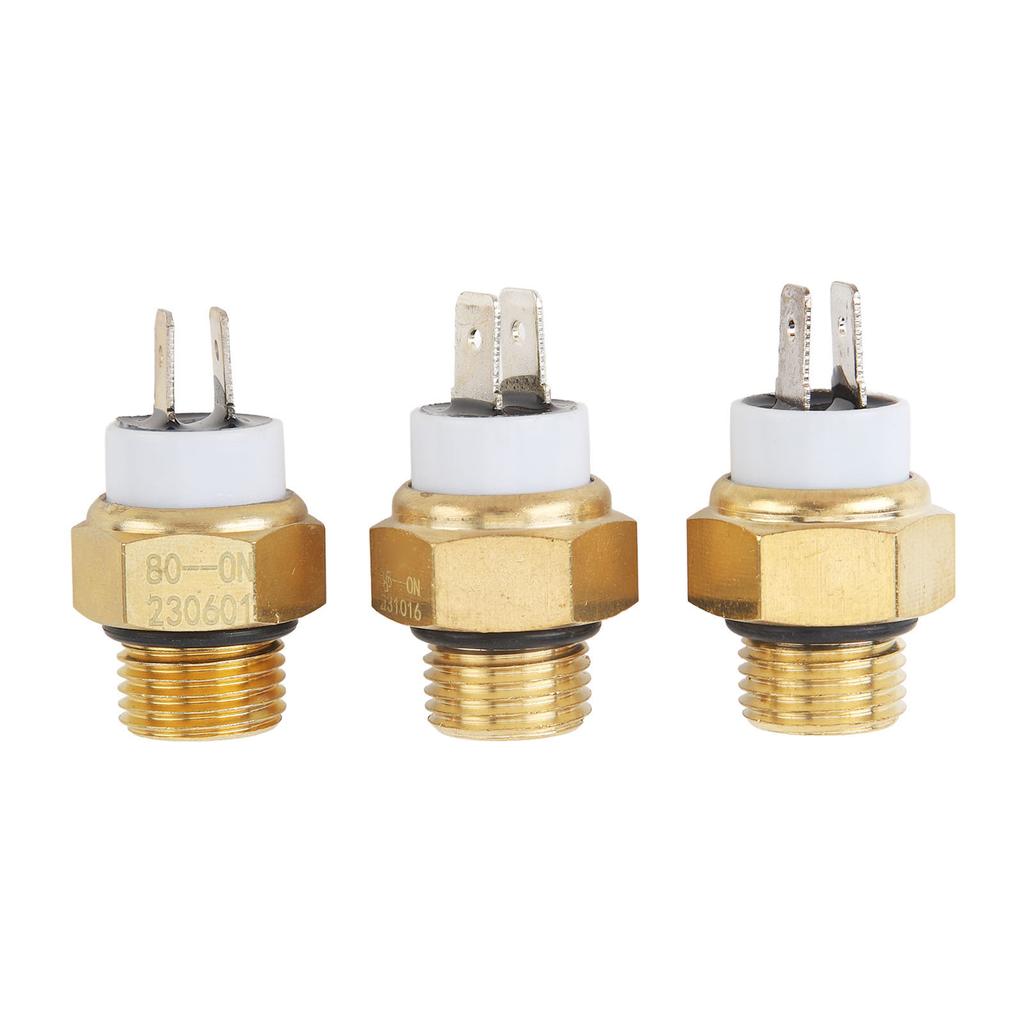 3pcs Engine Radiator Coolant Fan Temperature Sensor Switch M16x1.5MM Water Temp Switch for CB250 CB600 CBR600 CB900