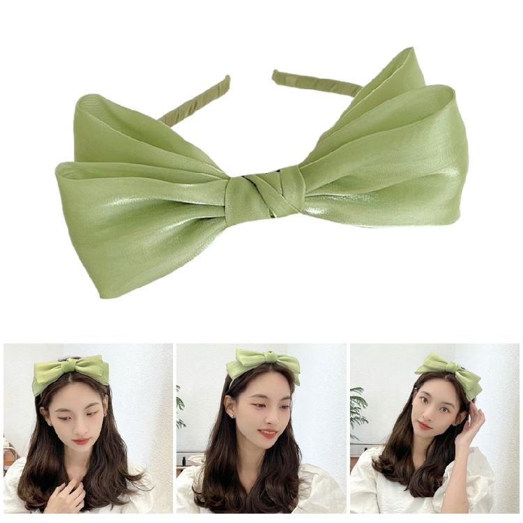 Tulle Bows Hairband Fascinator Hairhoop Formal Hair Styling Accessory for Women