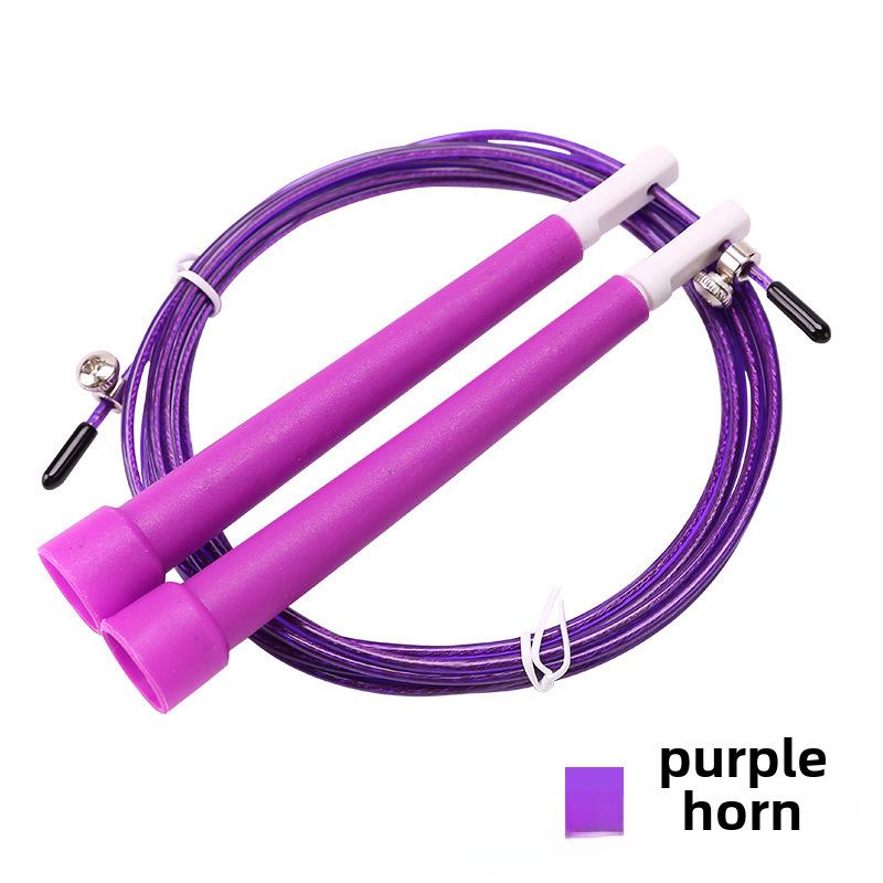 High-Speed Steel Skipping Rope for Students' Fitness and Exam Prep: Great for Indoor & Outdoor Use and Weight Training.
