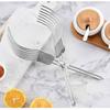 Stainless Steel Meat Bread Slicing Tong Portable Multifunctional Tomato Onion Holder Cutting Guide Effortless Roast Beef Cutter