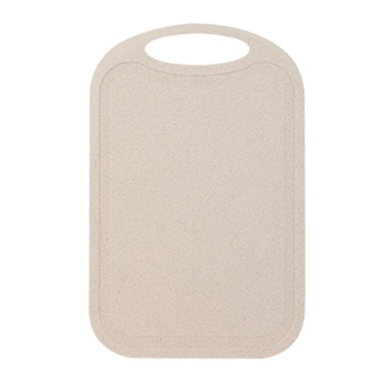 Double-Sided Cutting Board with Non-Slip Handle Lightweight Plastic Chopping Board Dormitory Kitchen Essentials for Fruit Meat