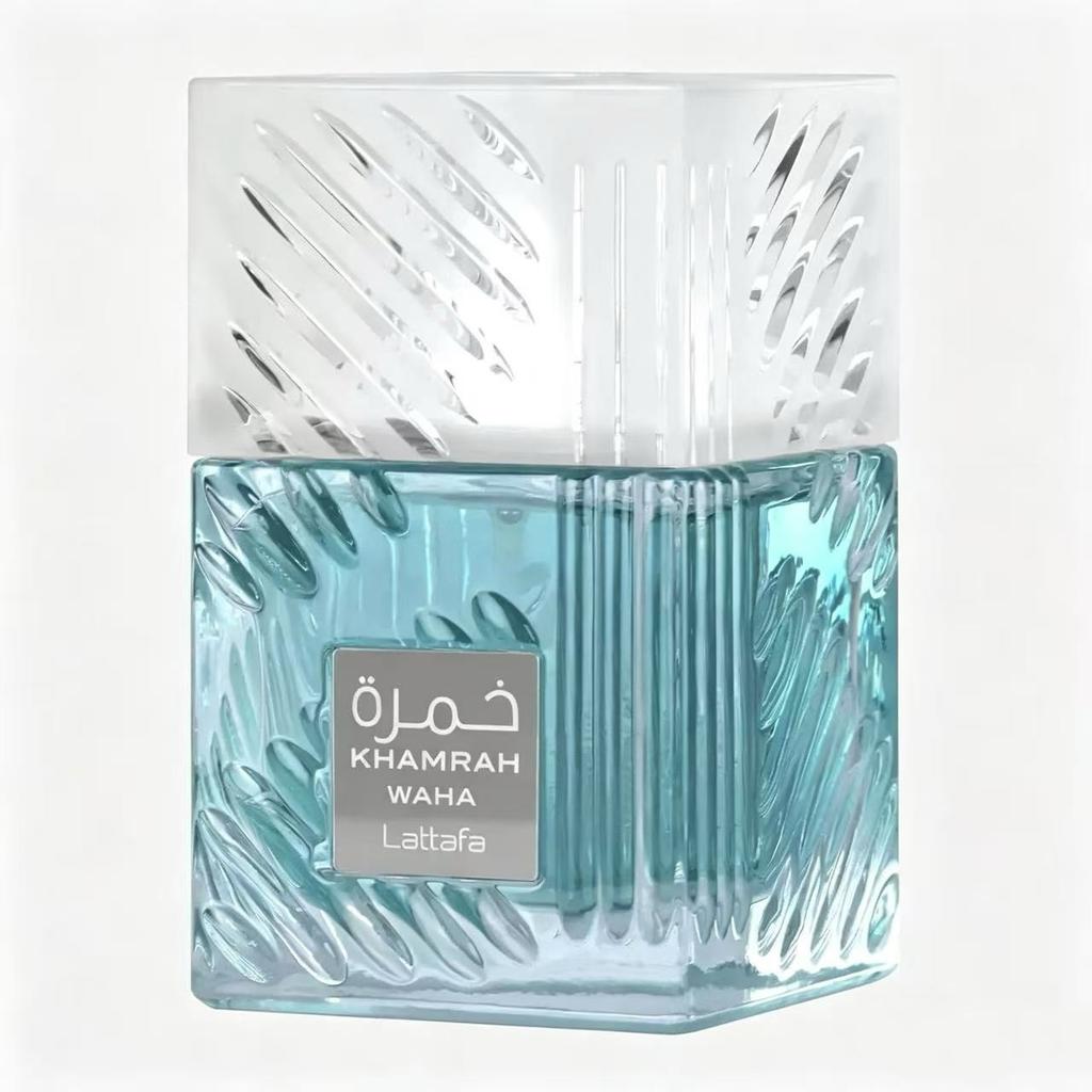 Lattafa Perfumes Khamrah Acqua di Colonia, Flacone Quadrato di Alta Qualità