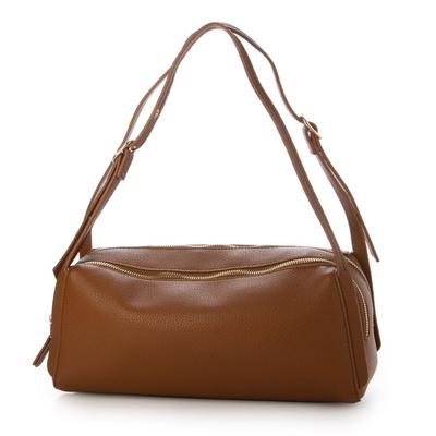 Double Zipper Bag Semi-shoulder