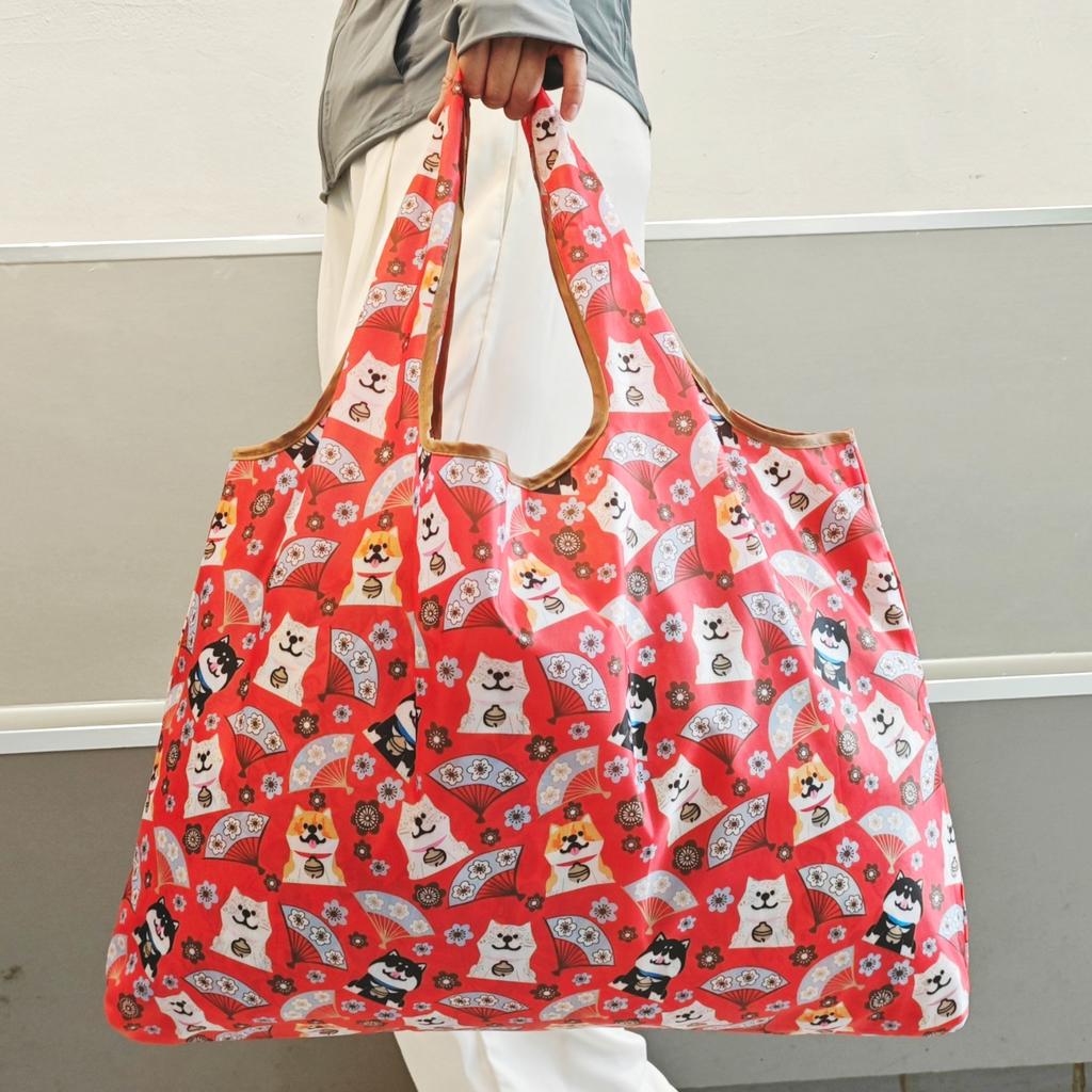 Tote Bag Large Capacity Tote Bag Satchel Lightweight Shopping Bag Printed Pattern Outdoor Foldableable Satchel Camping Style Travel Bag