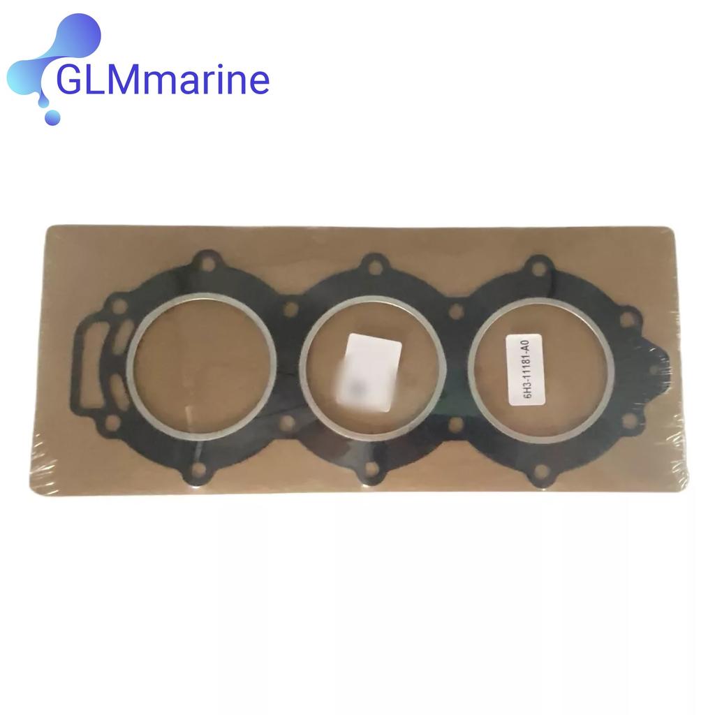 Cylinder Head Gasket 6H3-11181-A2 for Yamaha 2 stroke 60 70 HP Outboards 6H3-11181-A1 6H3-11181-01 6H3-11181-A0 Sierra 18-3831