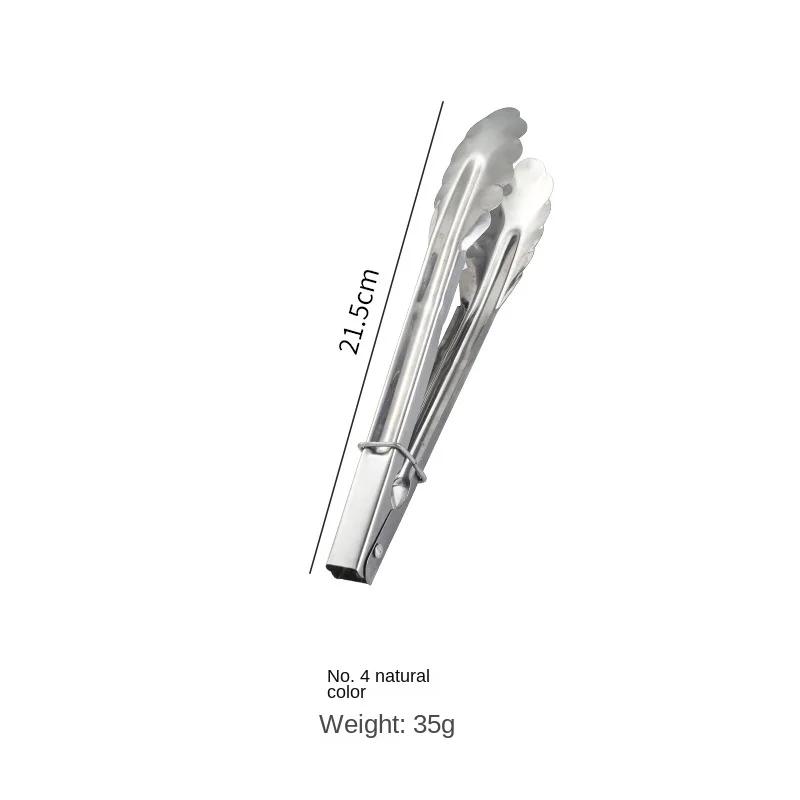 

Кухонные принадлежности Бытовая техника Кухонная утварь Аксессуары для барбекю Шведский стол Хлеб Щипцы для еды из нержавеющей стали Кулинарные инструменты L