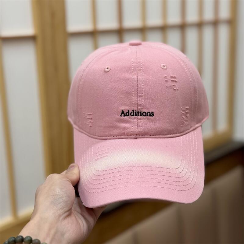 Spring And Summer Letter Embroidery Baseball Cap Children Washed Soft Top Cap Men'S Versatile Sunshade Sunscreen Cap