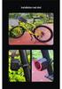 Smart Rechargeable Wireless LED Bike Tail Light with Anti-theft Alarm