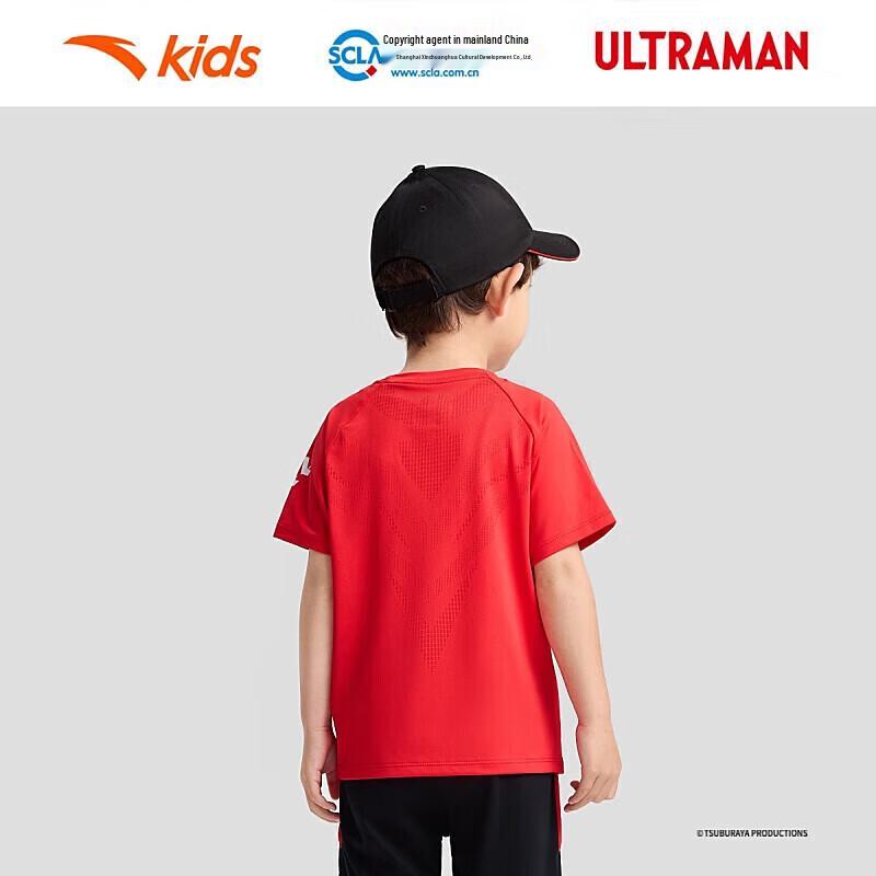 Anta Kids Summer Cool Feel Cartoon Print Sports T-Shirt 101