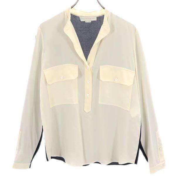 Stella McCartney silk Long sleeve Skipper Color blouse 36 Black Women Used