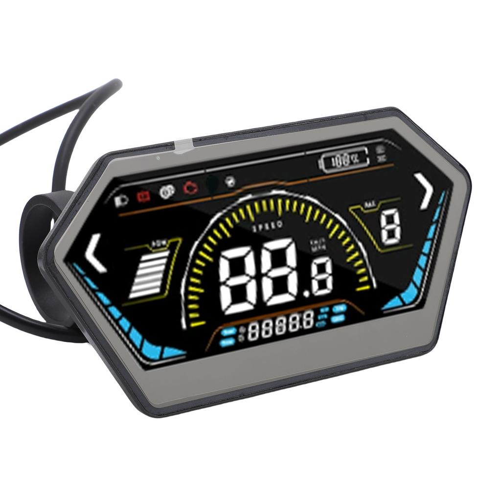 UKS6 Electric Bike LCD Display Meter Color Display Electric Scooter Control Panel Cycling Computer with SM Connector