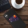 For Samsung Galaxy A07 4G Case PU Leather Cloth Texture Hard PC Phone Cover with Card Holder