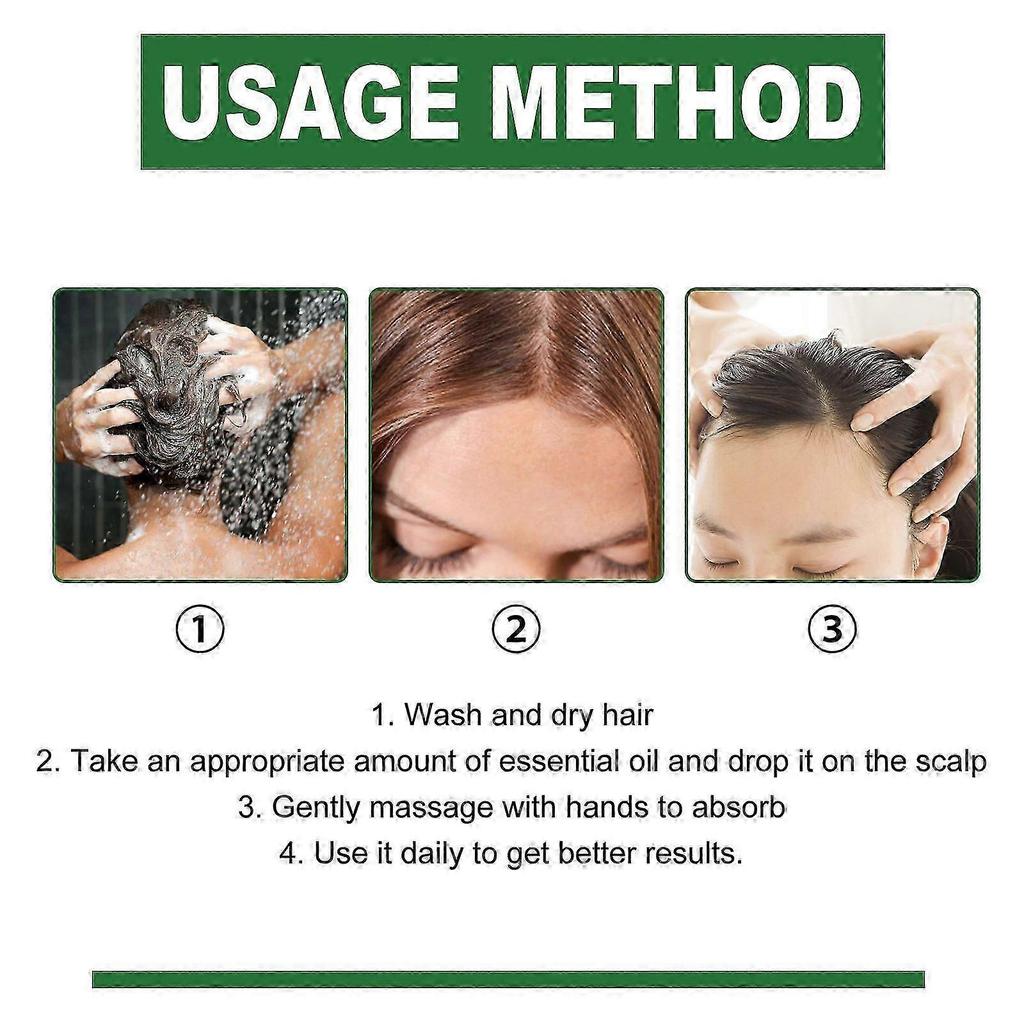 Olio Ristoratore al Rosmarino per Capelli per la Crescita e il Nutrimento Condizionamento Profondo, Riparazione delle Punte Secche, Sollievo dallo Stress e Capelli più Lisci per Tutti i Tipi di Capelli