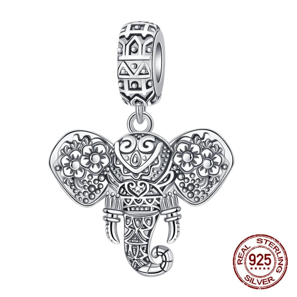 925 Silver Family Grandma Love You Mother Beads Pandent Charm Fit 4MM Hole Diameter Bracelet DIY Bead Ms Jewelry Gift