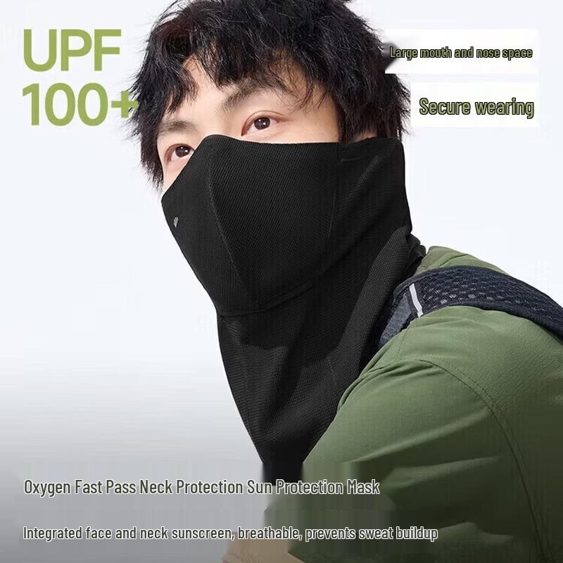 Beneunder Breathable Sun Protection Face Mask with Neck Gaiter