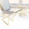 5PCS Business Card Holder Iron Slick Finish Multifunctional Business Card Holder Display for