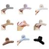 Hair Claw Plush Decor Strong Grip Back Head Hair Clip Women Large Shower Hair Clamp Hair Styling Tool
