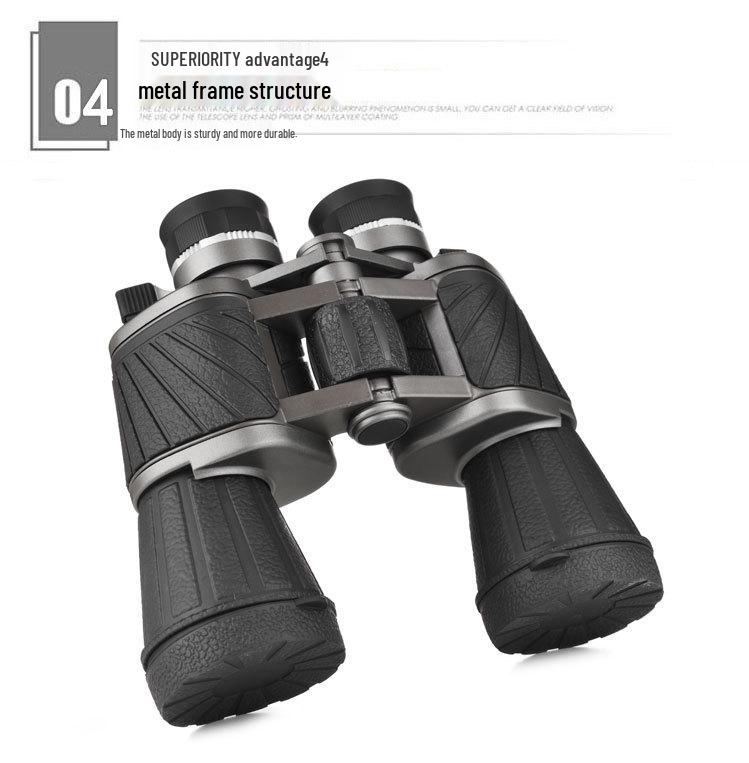 Begos 10X50 HD Adult Binoculars: High Magnification, Low-Light Night Vision for Outdoor Use