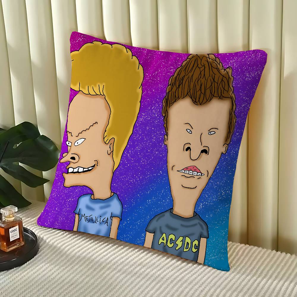 

B-Beavis And Butt-Head Cushion Cover Decorative Pillow Sofa Home Decor Case Pillow Cases 16x16Inch
