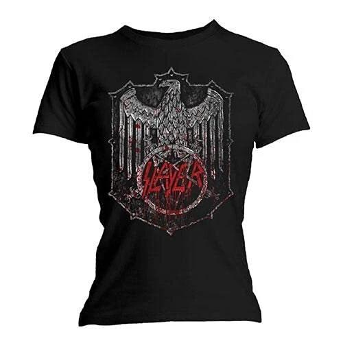 Slayer Ladies T-Shirt: Bloody Shield (Large) XL