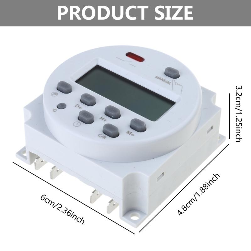 Digital Timer Switches 7 Day Programmable Timer Relays Digital Timer Switches Electronic Timers for Appliances Enduring