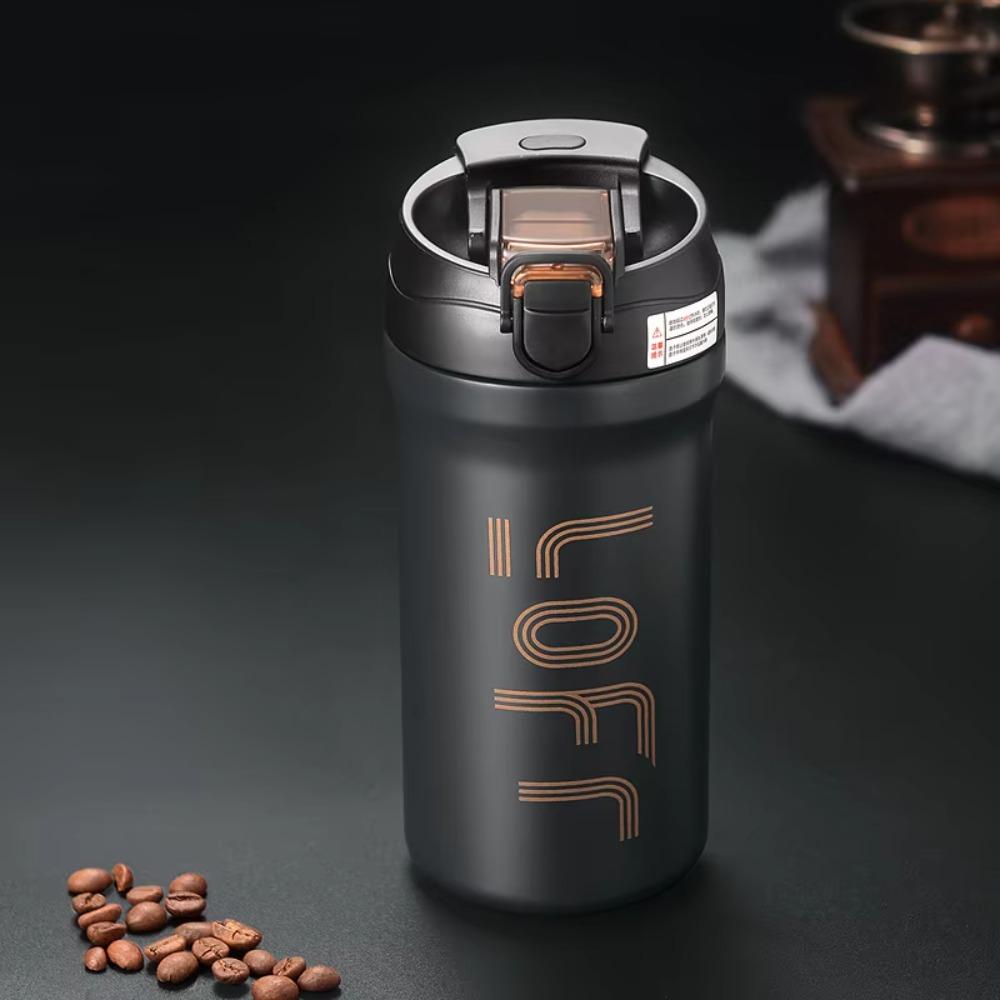 Creative Bouncing Coffee Cup 600ML Thermos Tumbler Durable Coffee Thermal Mug Office