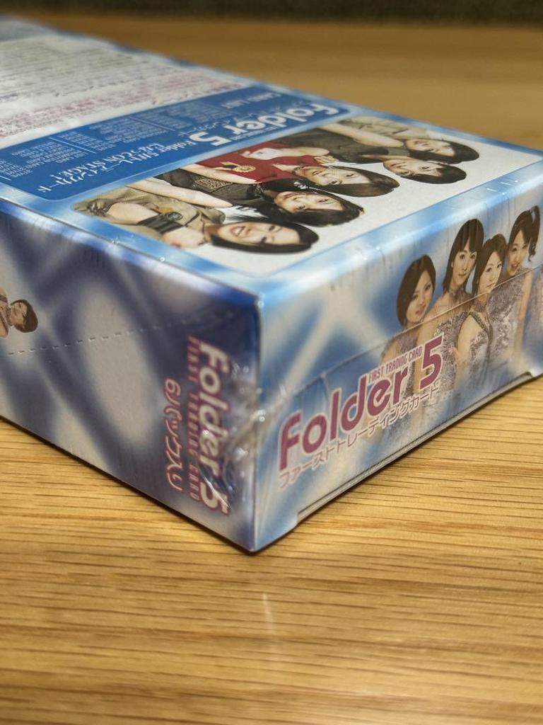 [USED] Rare Folder 5 Trading Card Box with Shrink Wrap Hikari Mitsushima