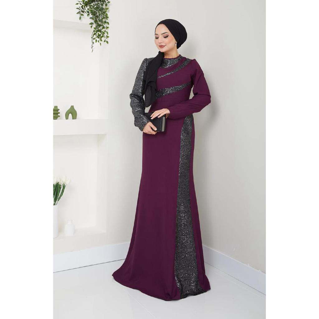 Îmbrăcăminte pentru femei Rochie de seară Rochie de pește cu paiete de modă 2710 Negru