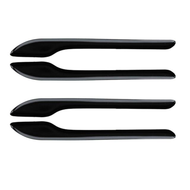 

4 Stuks Deur Handvat Wrap Cover Voor Tesla Model 3 Защитная наклейка из углеродного волокна Модельные аксессуары Model3 Model Y чёрный